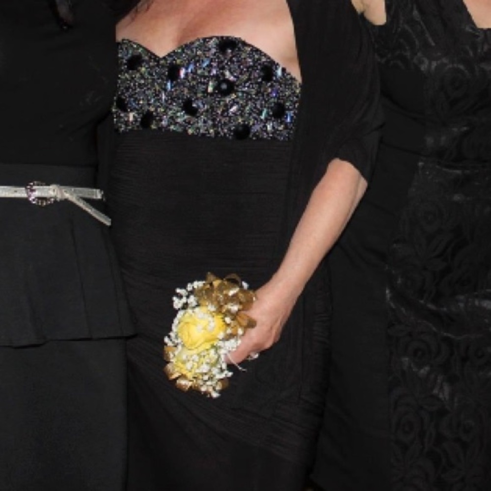 Moshita Black Evening Gown